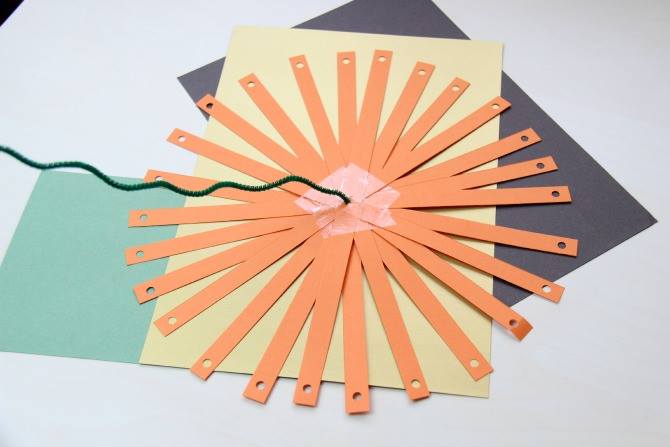 Tuto : fabriquer une citrouille en papier