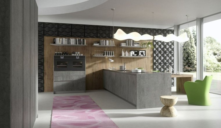 cuisine-ilot-design-idee-amenager