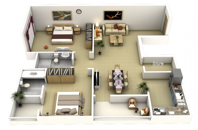 idee-plan3D-appartement-2chambres-40-e1403168705517