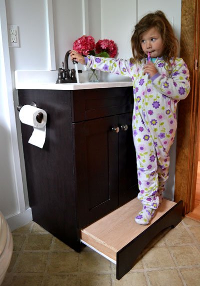 salle de bain marche lavabo ana white