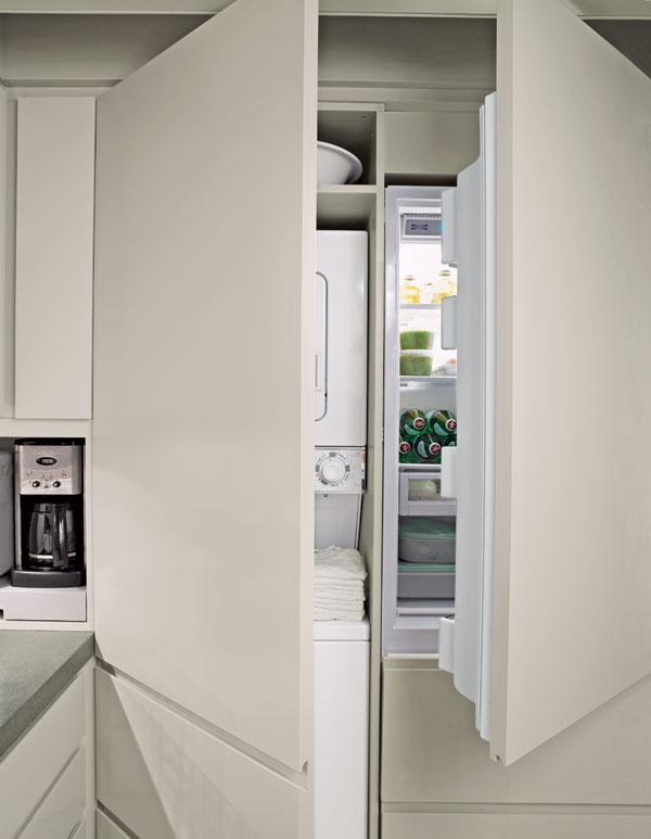 cacher-lave-linge-cuisine