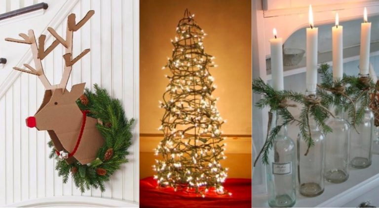 32 magnifiques idées de décorations de Noël fait maison