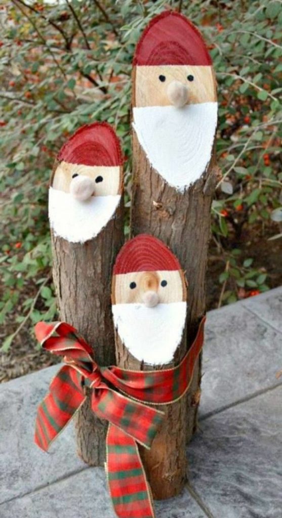 Lot De 12 Carillons Éoliens En Bois à Peindre - Décoration Noël DIY, Double Face, Pour Enfants, Créativité