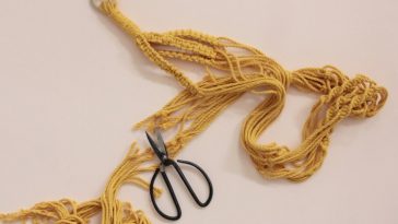 vase macramé