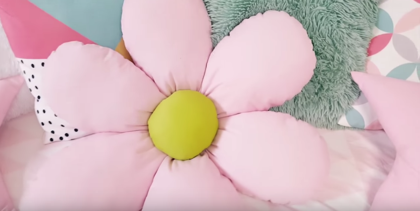 coussin fleur