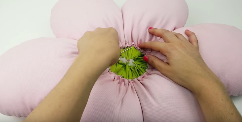 coussin fleur