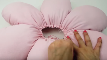 coussin fleur