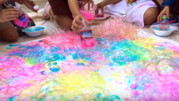 bulles colorées