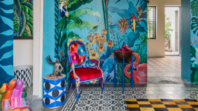 maison colorée