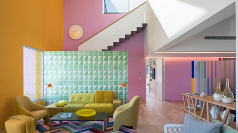 maison colorée