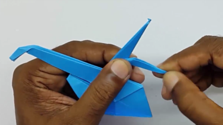 hélicoptère origami