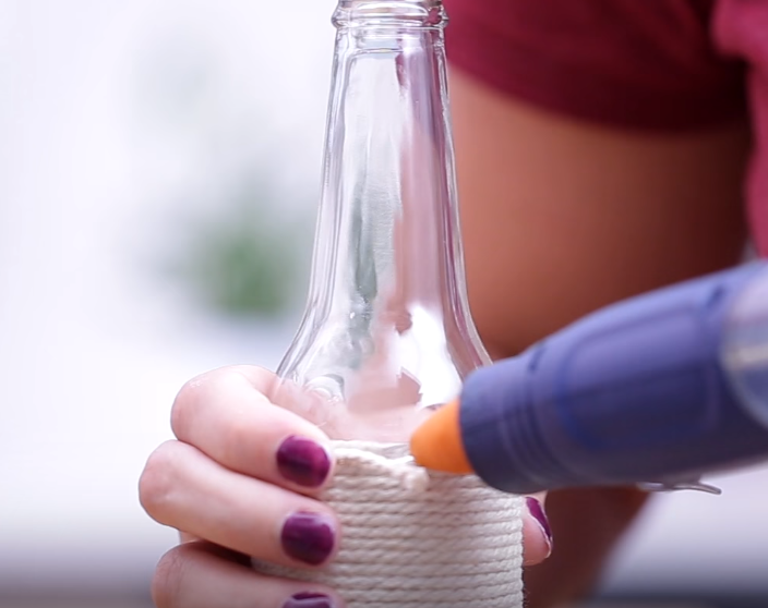 point de colle haut bouteille