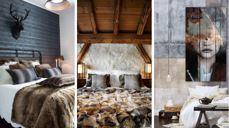 chambre rustique