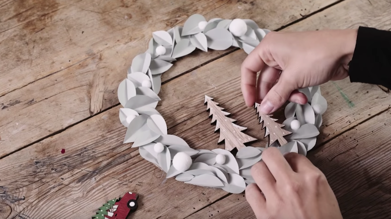 couronne de Noel