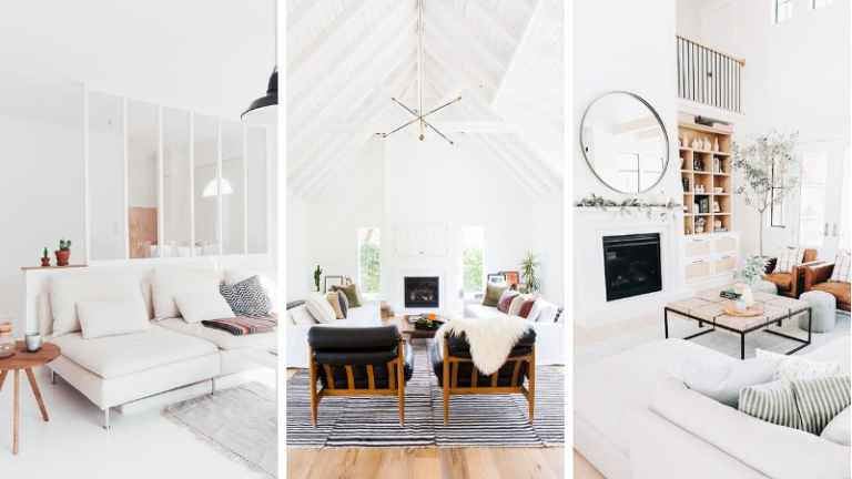décor blanc