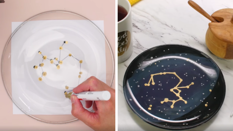 assiette galaxie