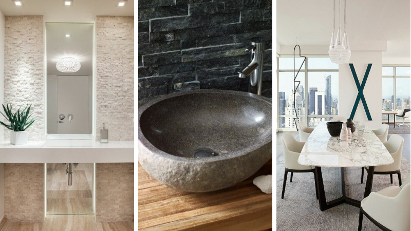 décoration en pierre