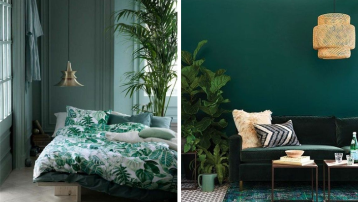 23 inspirations pour se laisser tenter par le vert forêt