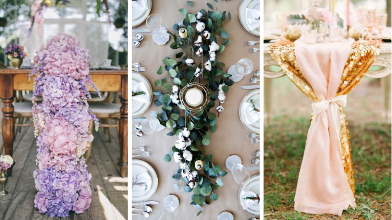 chemin de table mariage