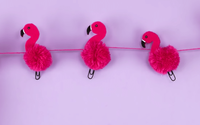 guirlande flamant rose