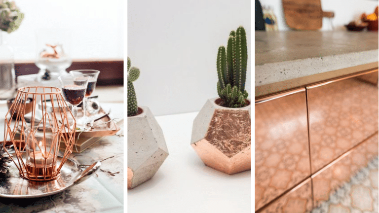 objets en cuivre