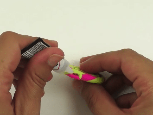 gomme colorée
