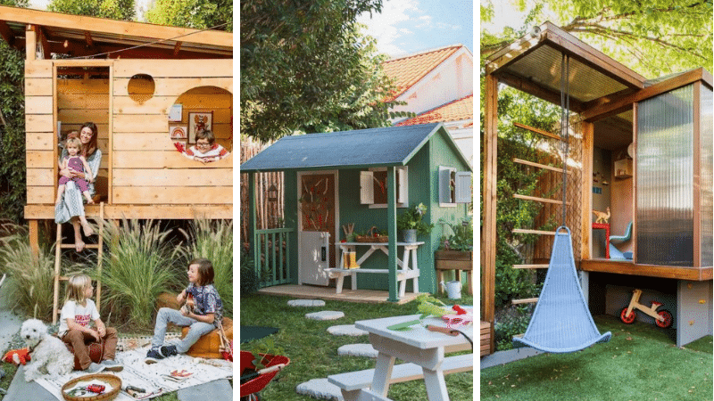 cabane jardin enfants