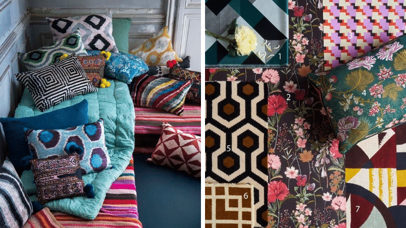 mélange motifs