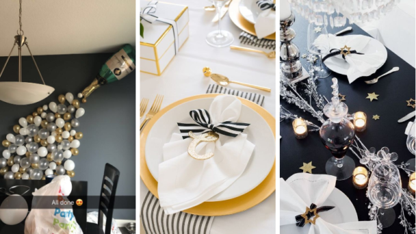 10 idées de table pour le nouvel an