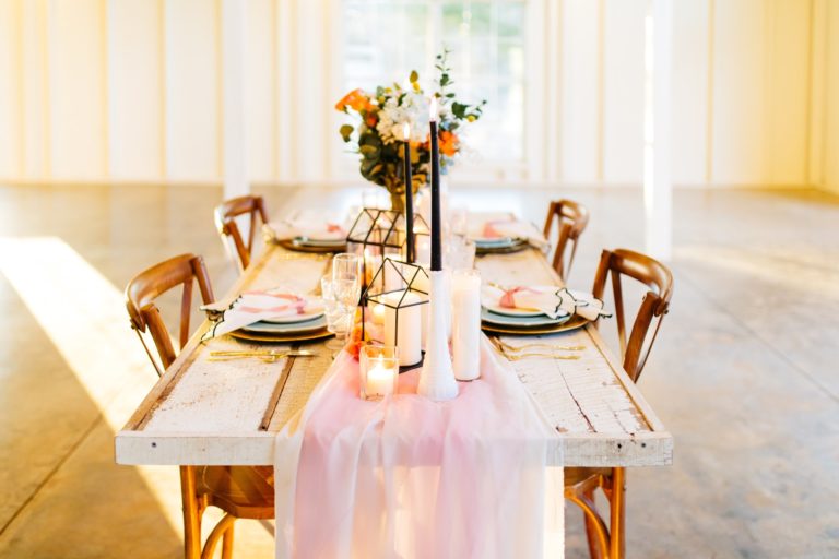 table à manger dressée
