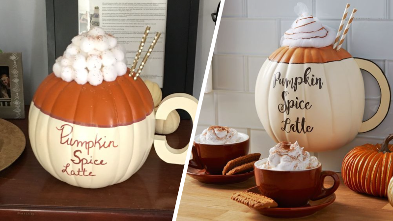 citrouille en pumpkin spice latte