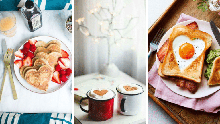 petit-déjeuner de saint-valentin