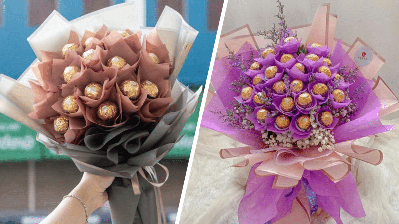 bouquets de chocolats