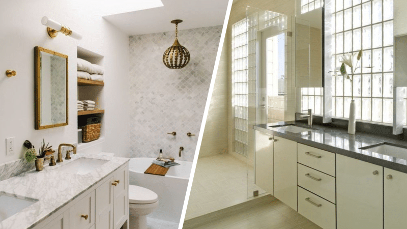 éclairages naturels salle de bain