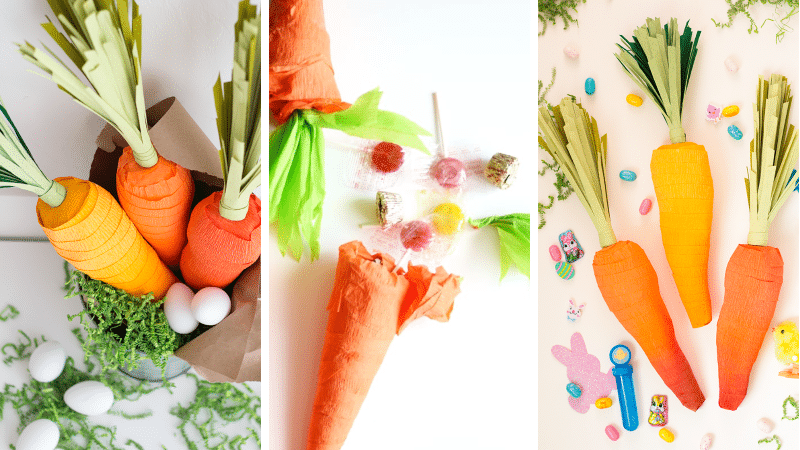 crackers en forme de carottes