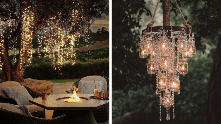 luminaires extérieurs pour un jardin magique