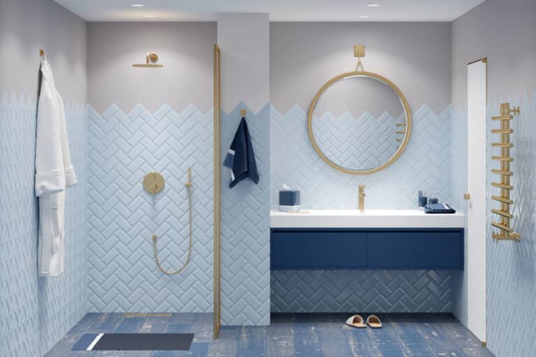 Crédence salle de bain