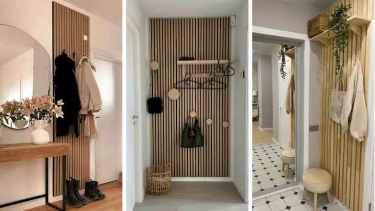 décoration avec des tasseaux de bois