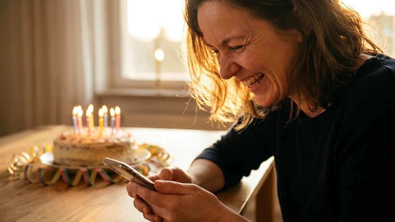 Message anniversaire humour : les blagues qui marchent (et celles à éviter absolument)