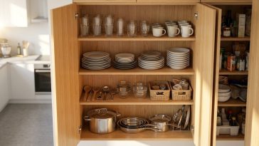 Astuce rangement cuisine : la méthode des 4 zones pour ranger toute la vaisselle sans y passer un dimanche