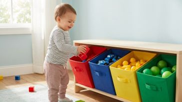 Astuce rangement jouets enfants : le système par couleurs que même un enfant de 3 ans respecte