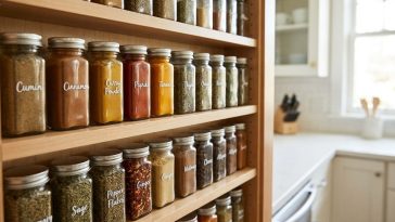 Rangement épices astuce : le classement alphabétique qui fait gagner 5 minutes à chaque repas