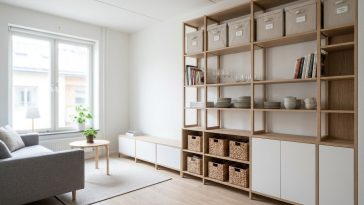 Rangement vertical petit appartement : la règle des 3 niveaux pour tout exploiter