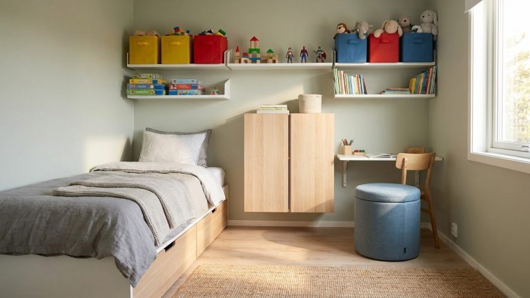 Ranger jouets petit espace : 3 meubles multifonctions pour une chambre de 9m²