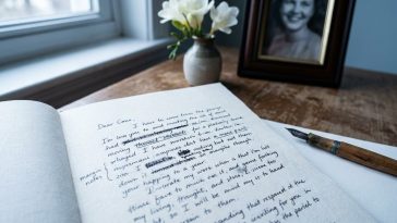 Texte condoléances : les mots qui rassurent selon le lien avec le défunt