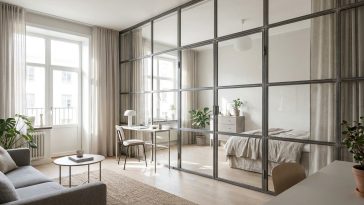 Verrière atelier petit espace : la structure aluminium qui sépare sans assombrir
