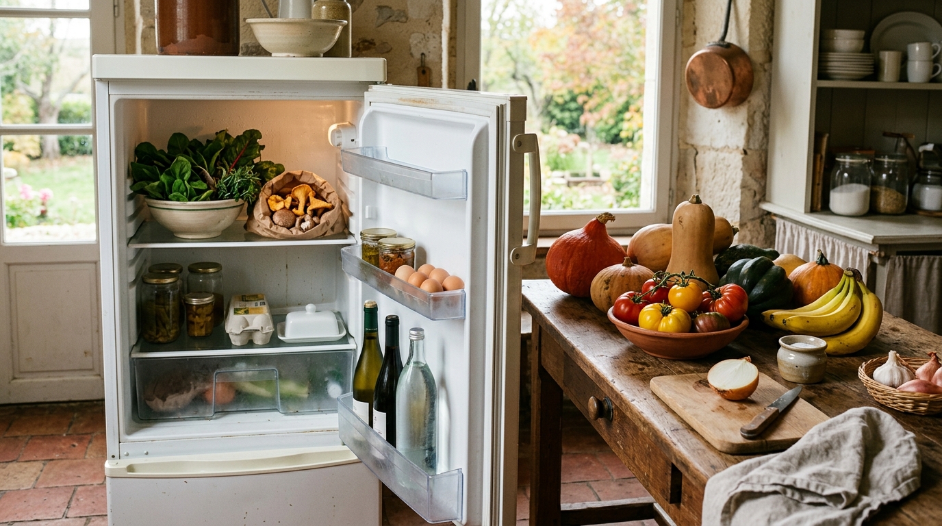 Je rangeais mes courges et mes bananes au frigo chaque automne : le jour où un maraîcher a ouvert mon bac, j’ai compris mon erreur