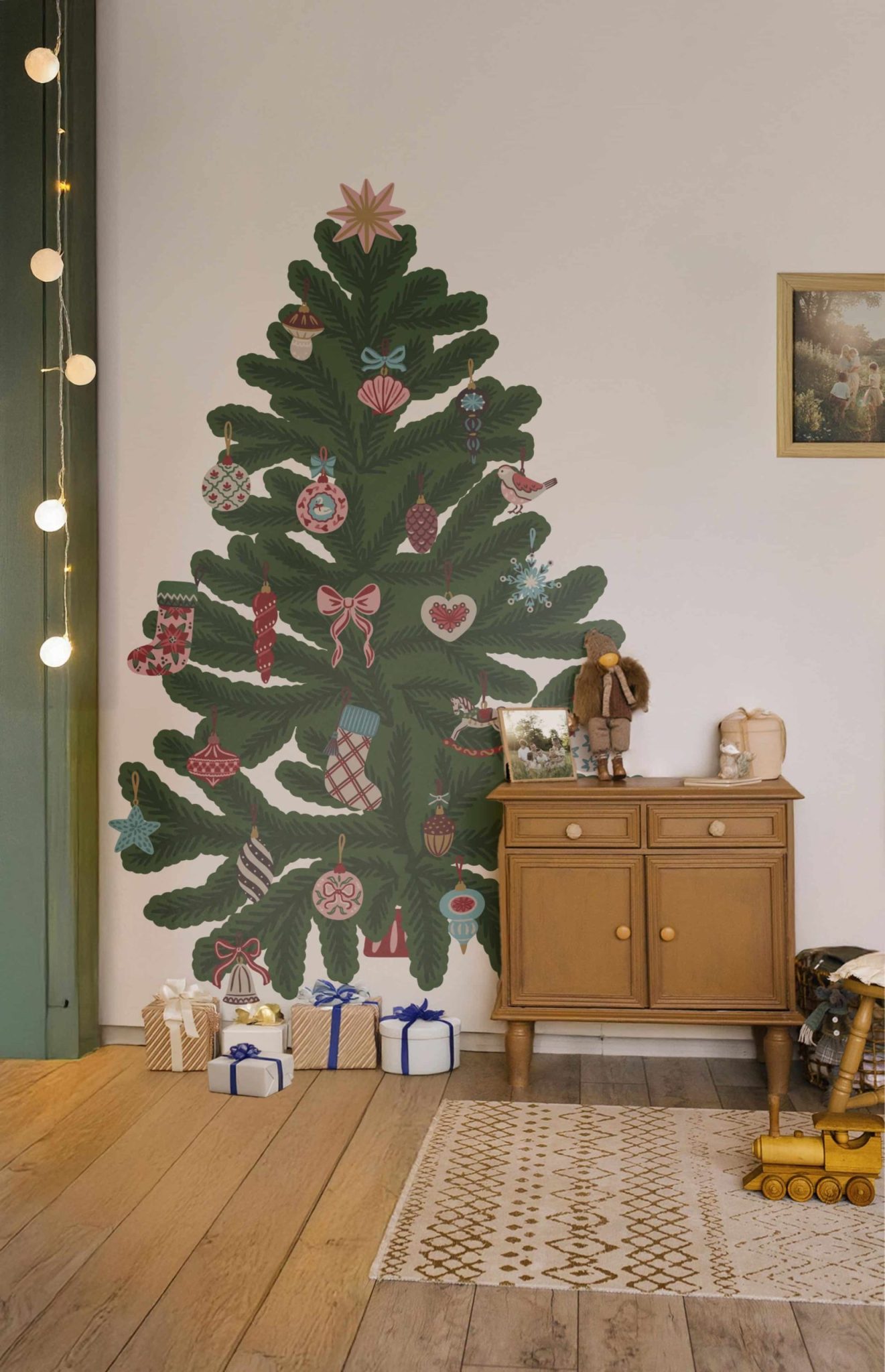 Pourquoi le mur devient la vraie star de Noël cette année